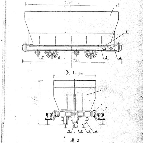 [國家專利產品]MDSC2.2T-6一種制動雙門底卸礦車